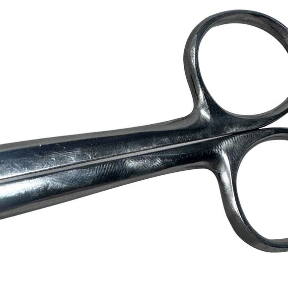 Vintage Surgical Instrument Post WW2 Era Bandage Scissors 7.25" Stock 3-638-840 - Picture 9 of 10